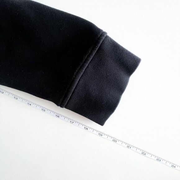 APT.9 Mens Fleece Sweater Jacket Zippered Black Poly/Cotton Size XL - Picture 5 of 8